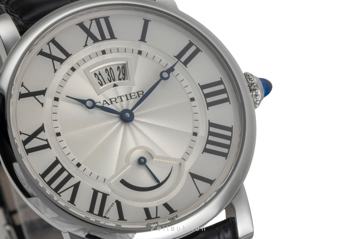 Cartier Rotonde de Cartier Stahl Handaufzug Herrenuhr Ref. W1556369 3749 [2606088]