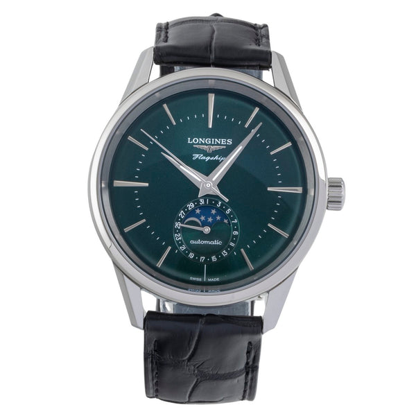 Longines Flagship steel automatic men's watch L4.815.4.02.2 LP: 3400EUR  [2606089]