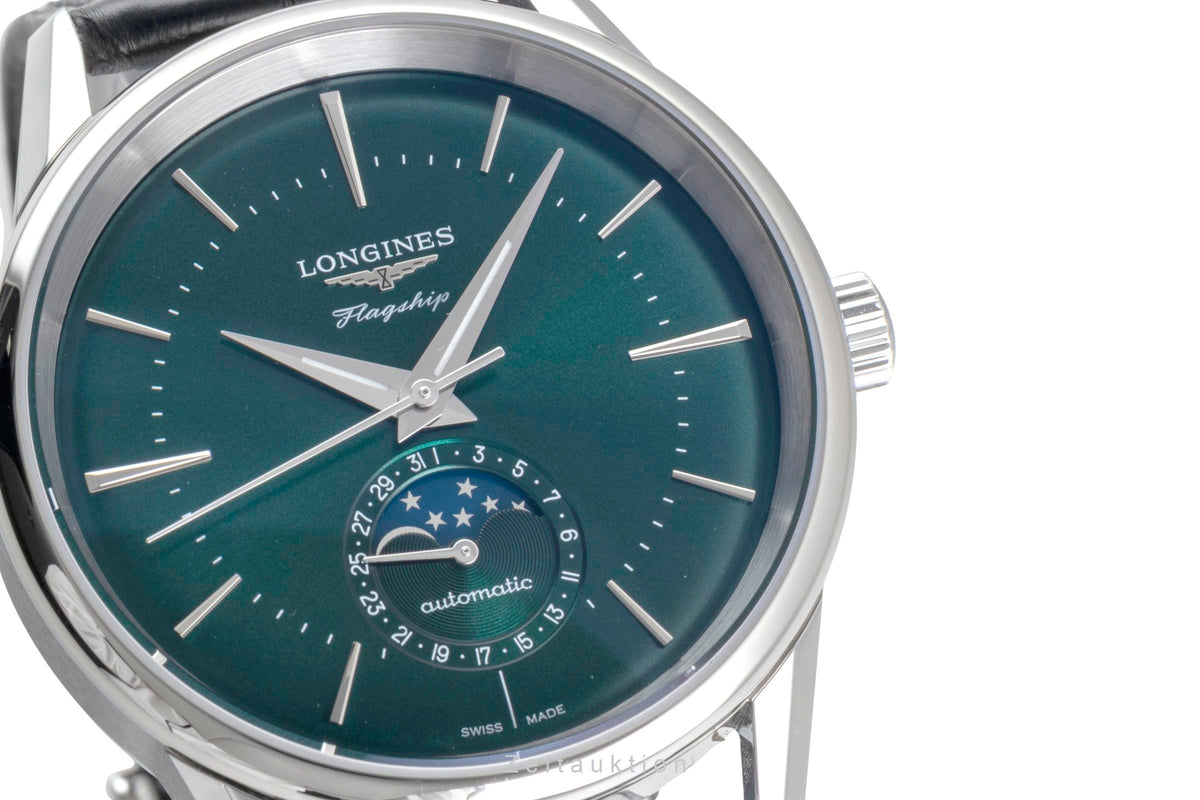 Longines Flagship steel automatic men's watch L4.815.4.02.2 LP: 3400EUR  [2606089]
