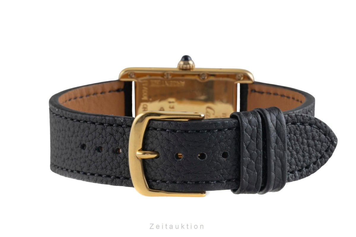 Cartier Tank silver-gilt quartz men's watch W1017454  [2606090]