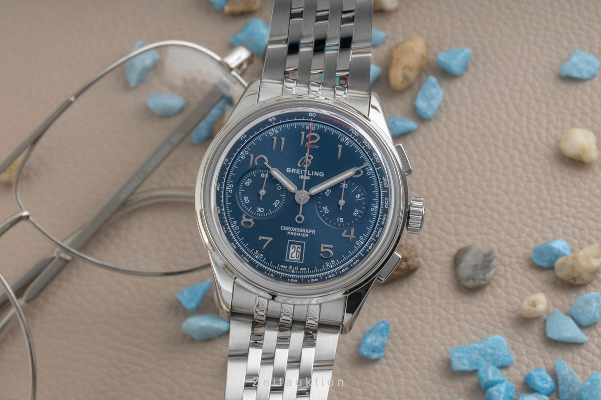 Breitling Premier chronograph steel automatic men's watch AB0145171C1A1  [2606093]