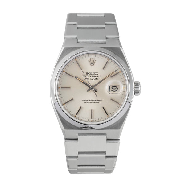 Rolex Oysterquartz Datejust 36 Edelstahl Quarz Herrenuhr Ref. 17000 Vintage  [2606094]