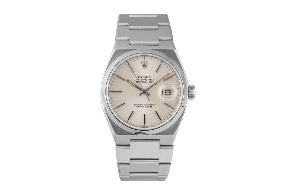 Rolex Oysterquartz Datejust 36 Edelstahl Quarz Herrenuhr Ref. 17000 Vintage  [2606094]