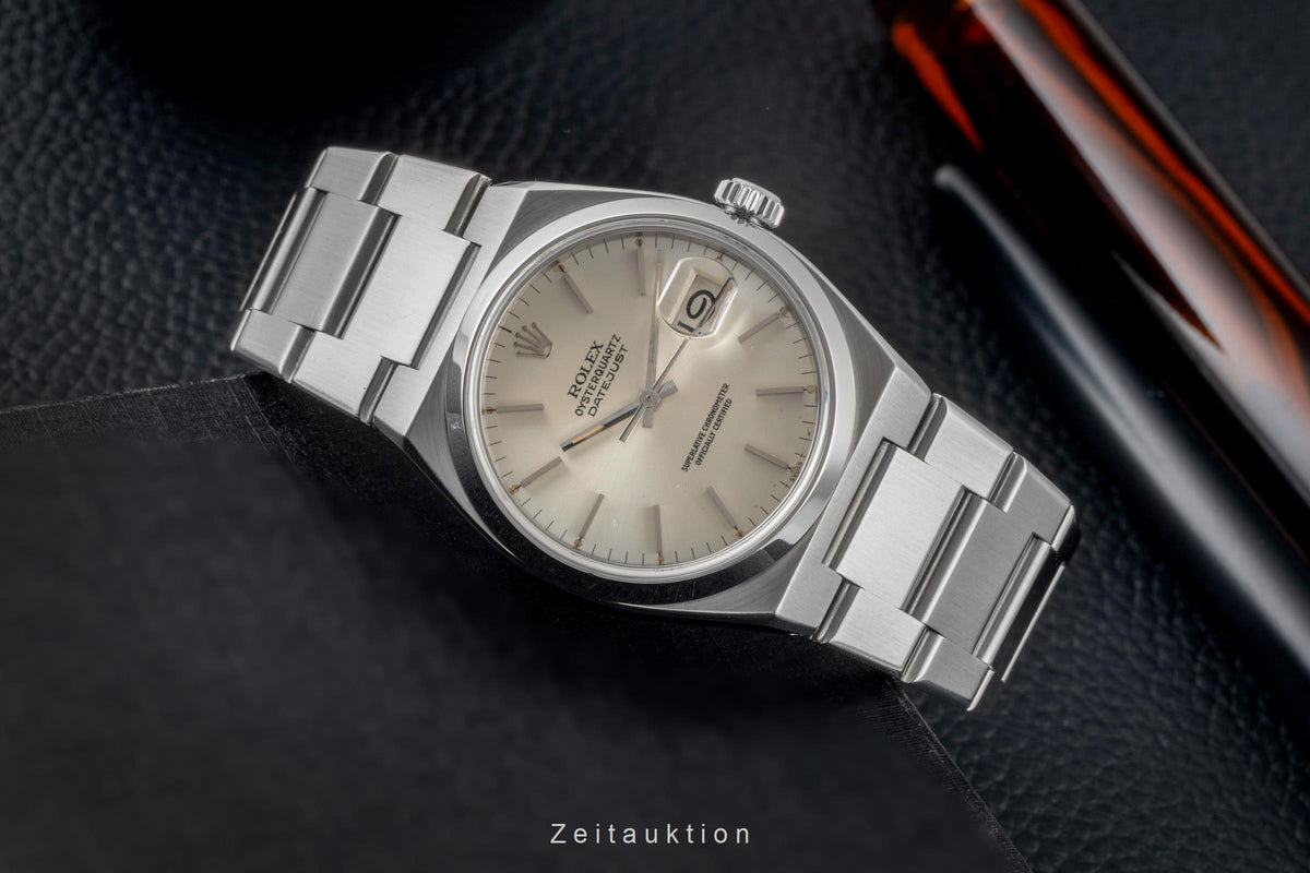 Rolex Oysterquartz Datejust 36 Edelstahl Quarz Herrenuhr Ref. 17000 Vintage  [2606094]