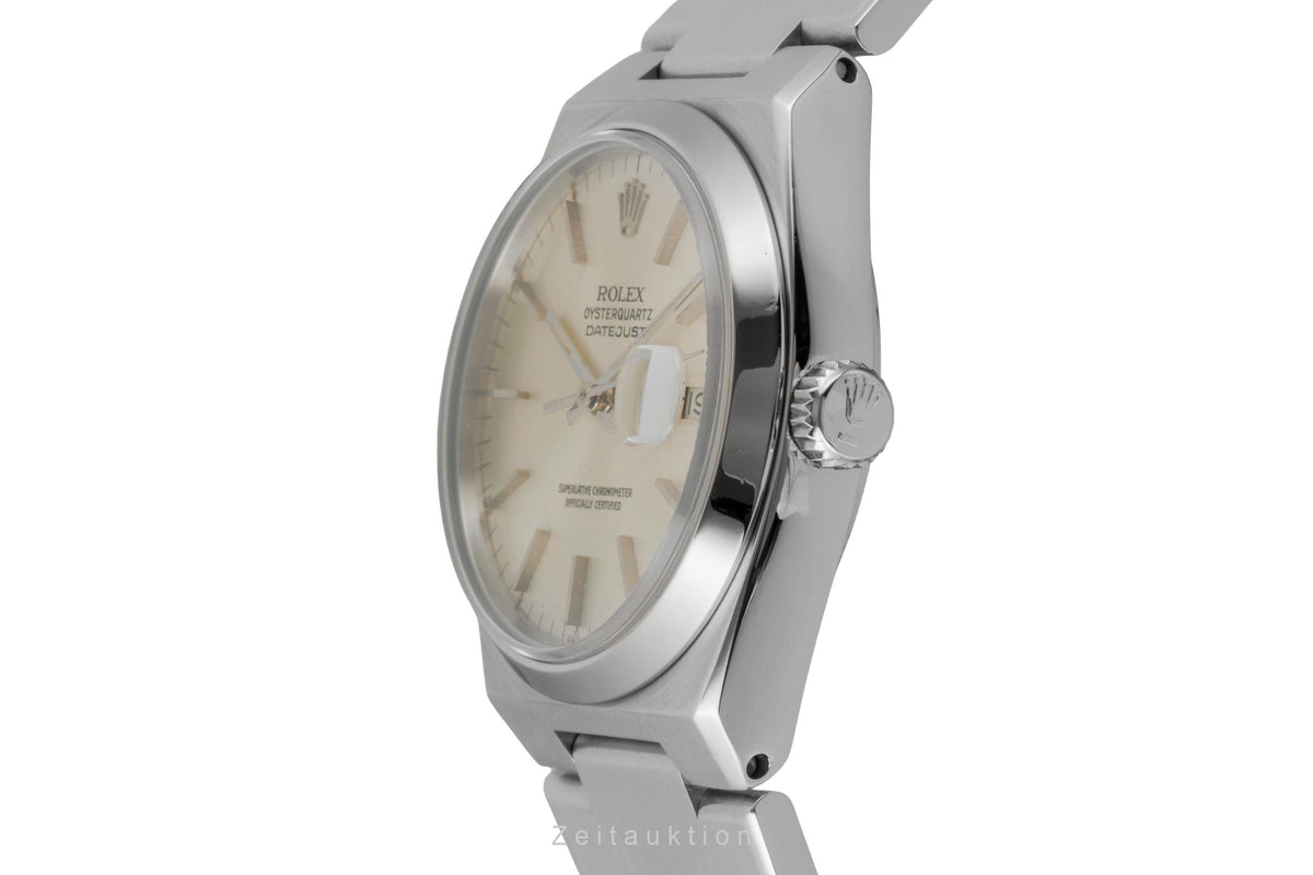 Rolex Oysterquartz Datejust 36 Edelstahl Quarz Herrenuhr Ref. 17000 Vintage  [2606094]