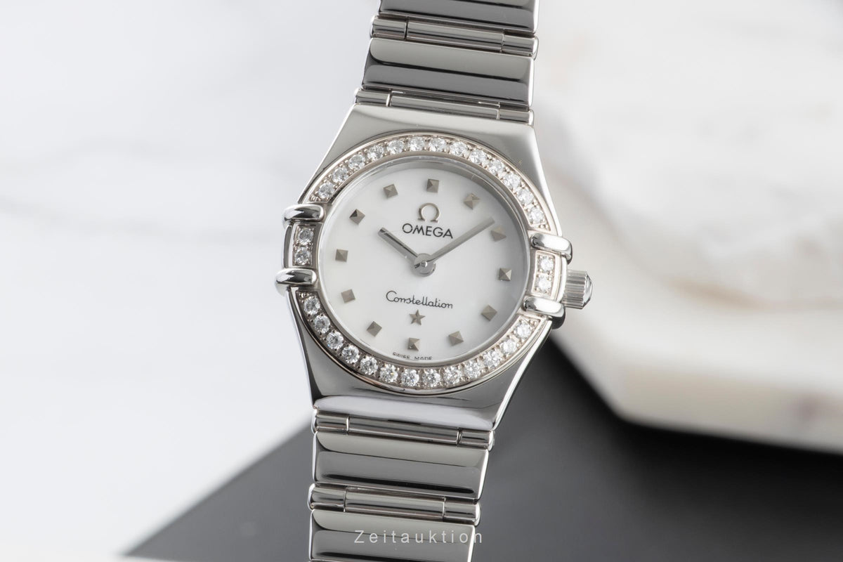 Omega Constellation steel quartz women's watch 1465.71.00  [2606095]