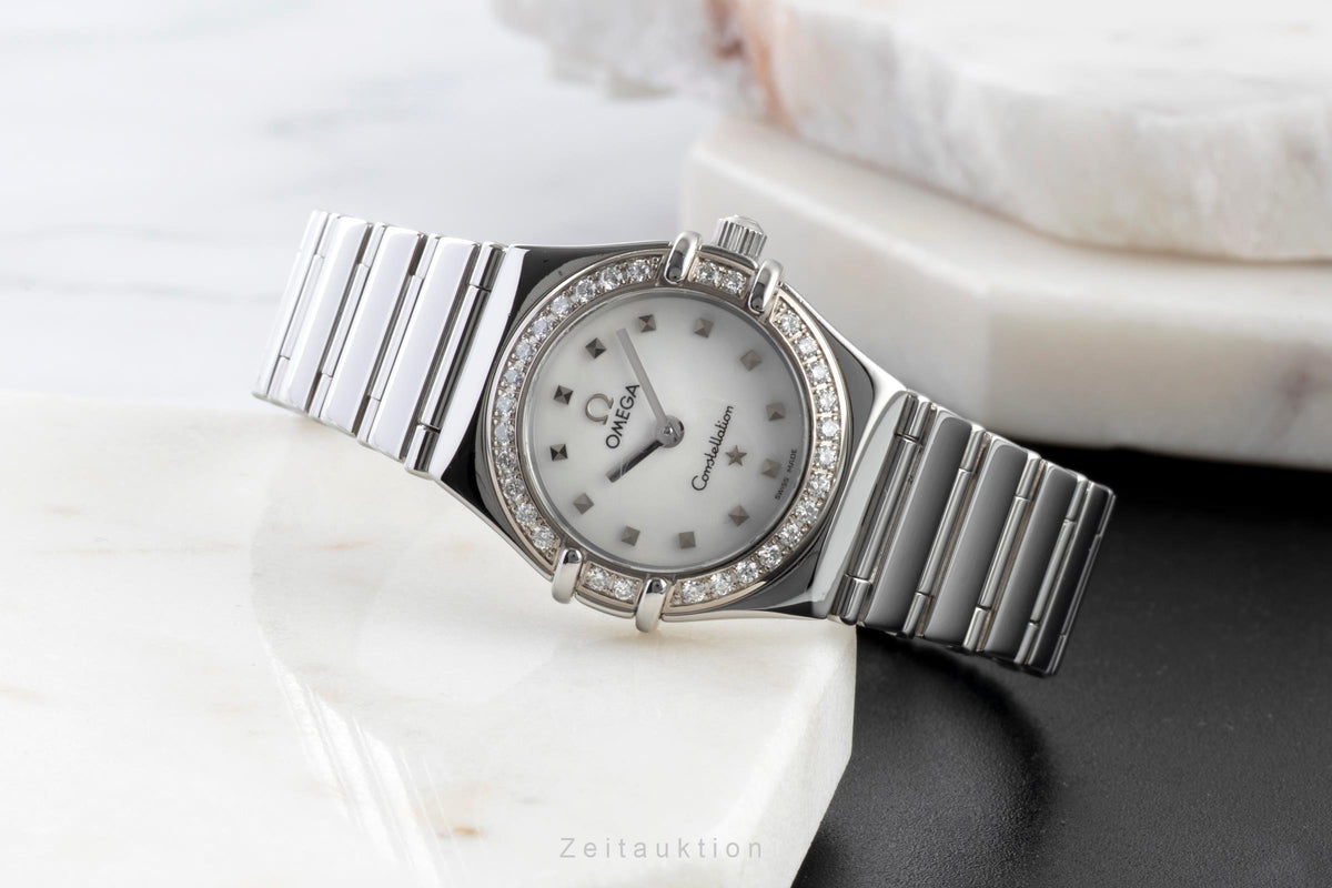 Omega Constellation steel quartz women's watch 1465.71.00  [2606095]