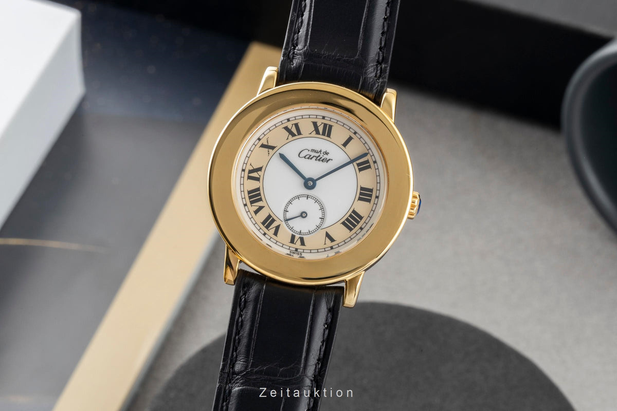 Cartier Ronde silver-gilt quartz unisex W1006922  [2606098]