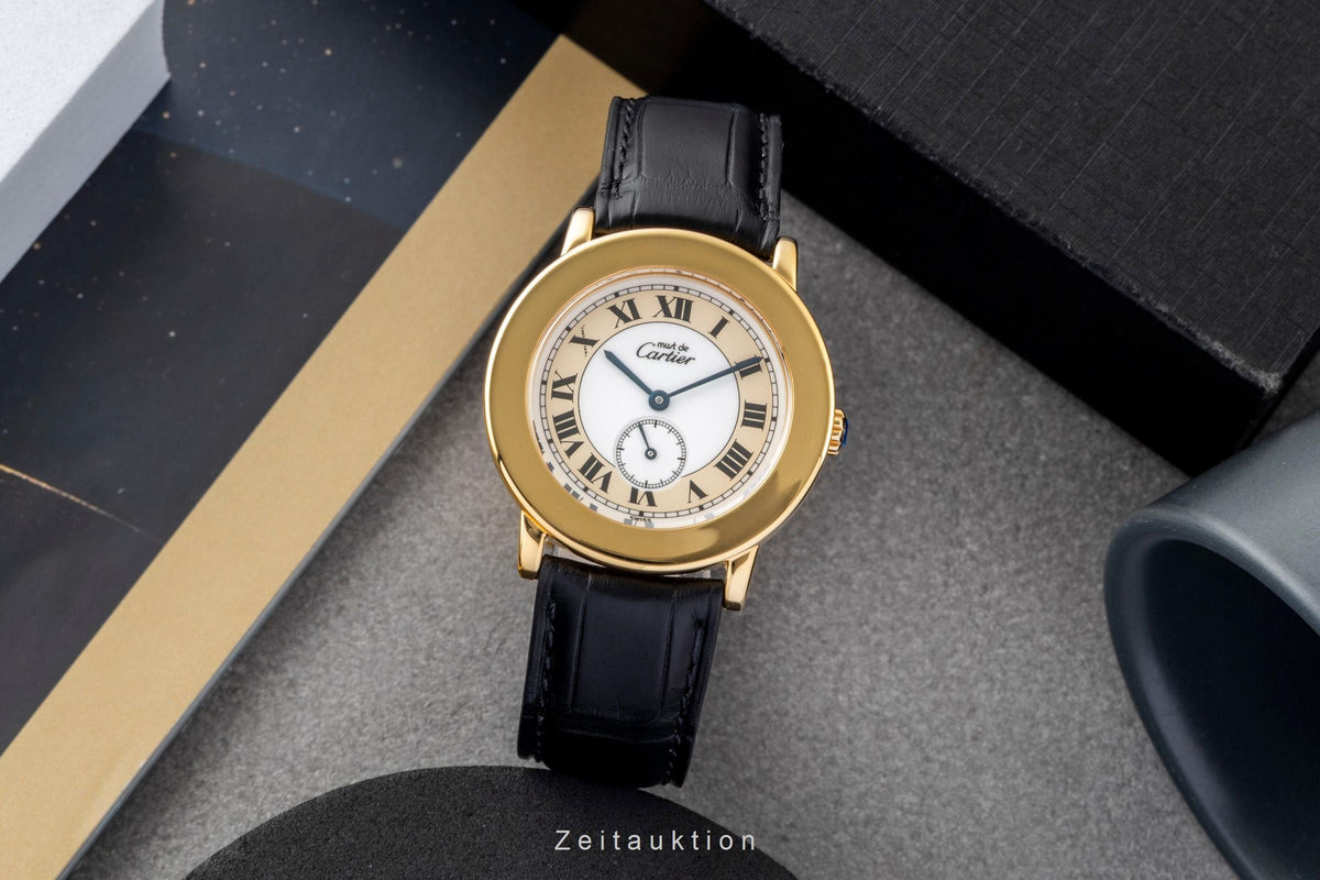 Cartier Ronde silver-gilt quartz unisex W1006922  [2606098]