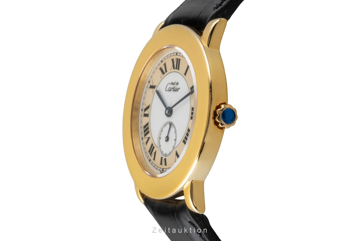 Cartier Ronde silver-gilt quartz unisex W1006922  [2606098]