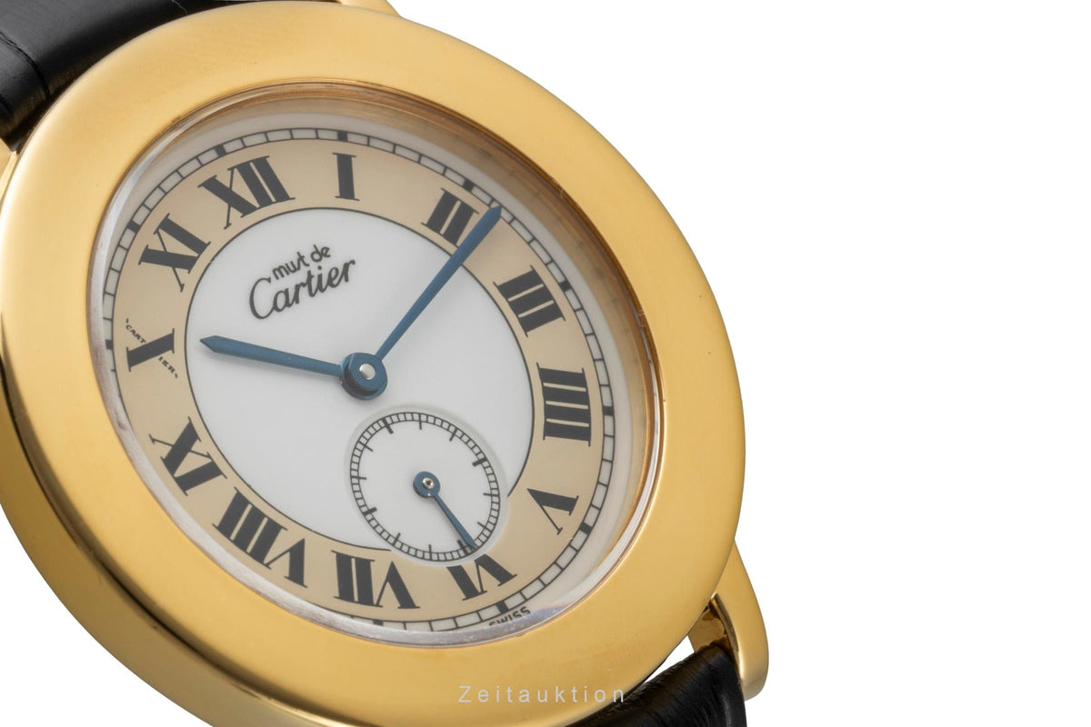 Cartier Ronde silver-gilt quartz unisex W1006922  [2606098]