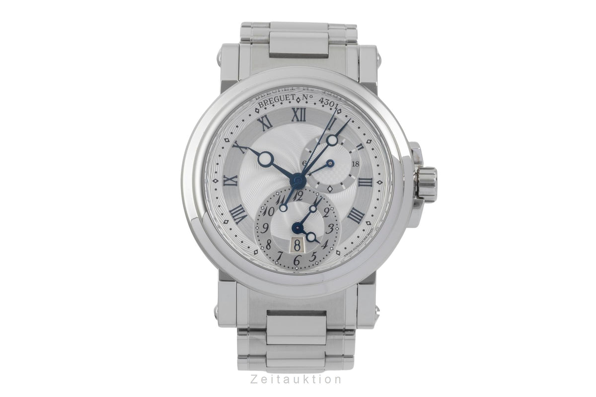 Breguet Marine steel automatic men's watch 5857ST/12/SZ0  [2606099]