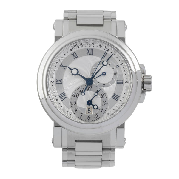 Breguet Marine steel automatic men's watch 5857ST/12/SZ0  [2606099]