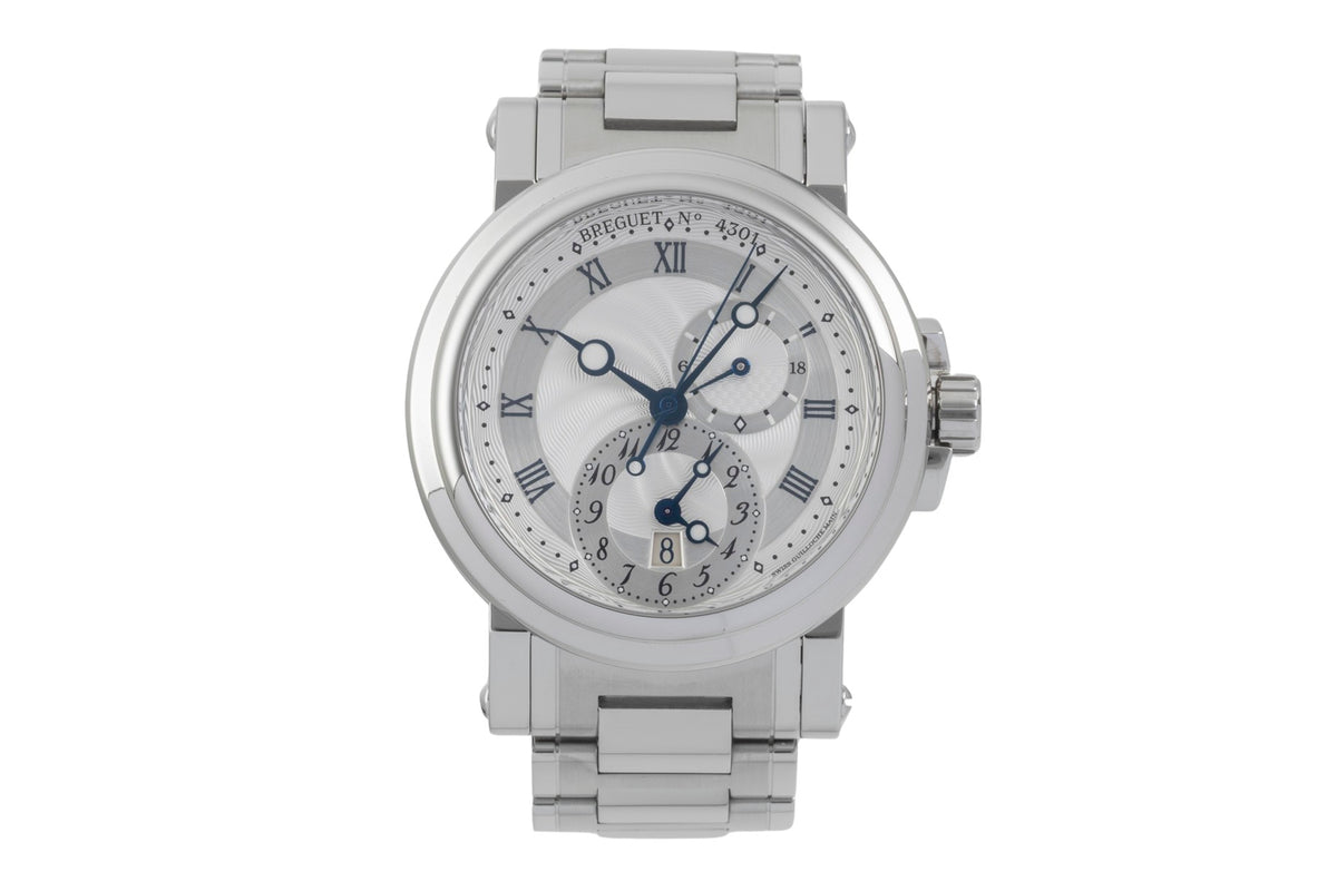Breguet Marine steel automatic men's watch 5857ST/12/SZ0  [2606099]
