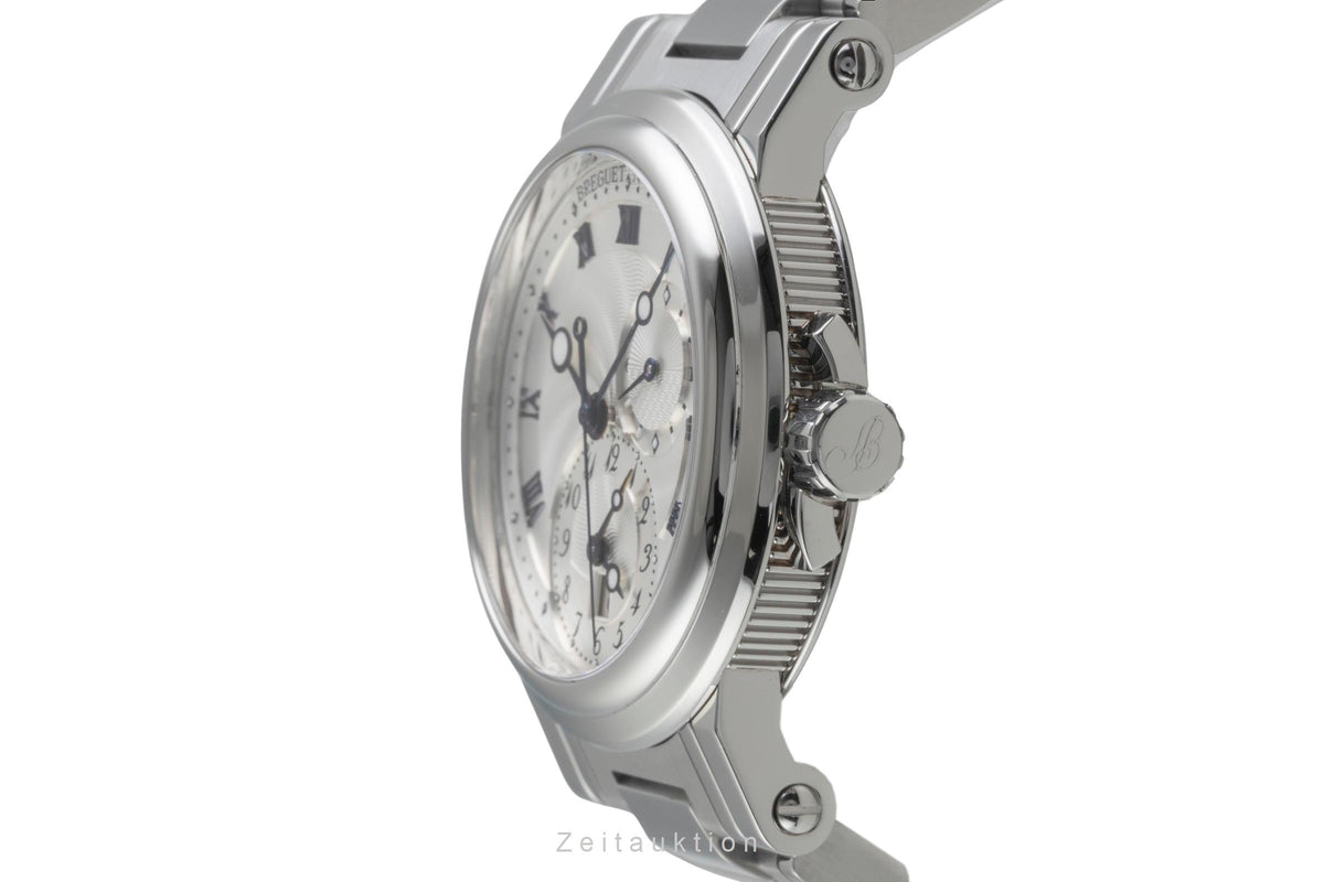 Breguet Marine steel automatic men's watch 5857ST/12/SZ0  [2606099]