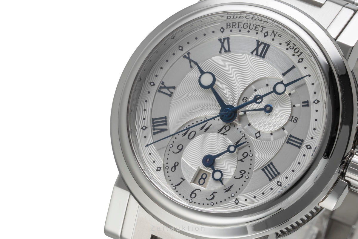 Breguet Marine steel automatic men's watch 5857ST/12/SZ0  [2606099]