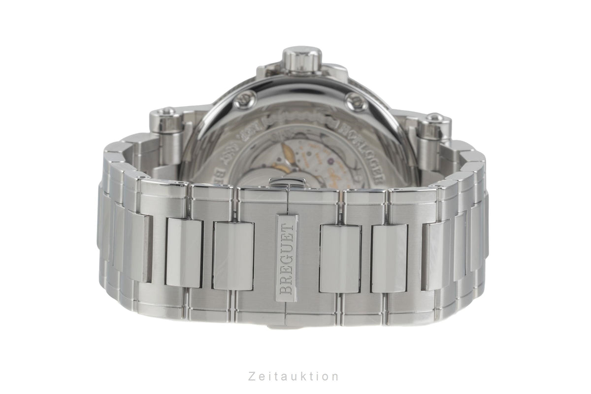 Breguet Marine steel automatic men's watch 5857ST/12/SZ0  [2606099]