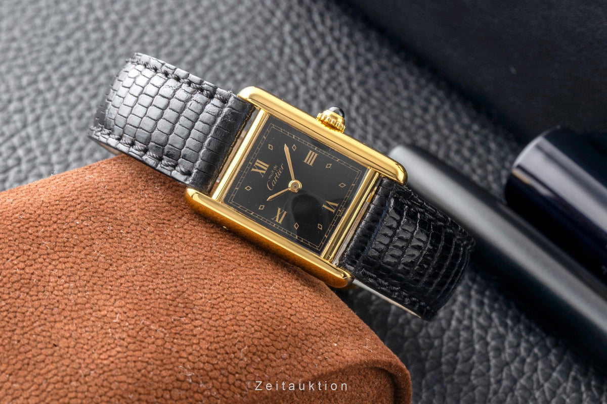 Cartier Tank silver-gilt quartz women's watch 5057001  [2606104]