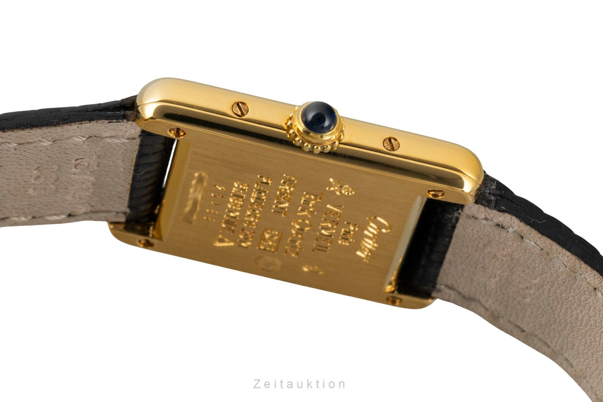 Cartier Tank silver-gilt quartz women's watch 5057001  [2606104]
