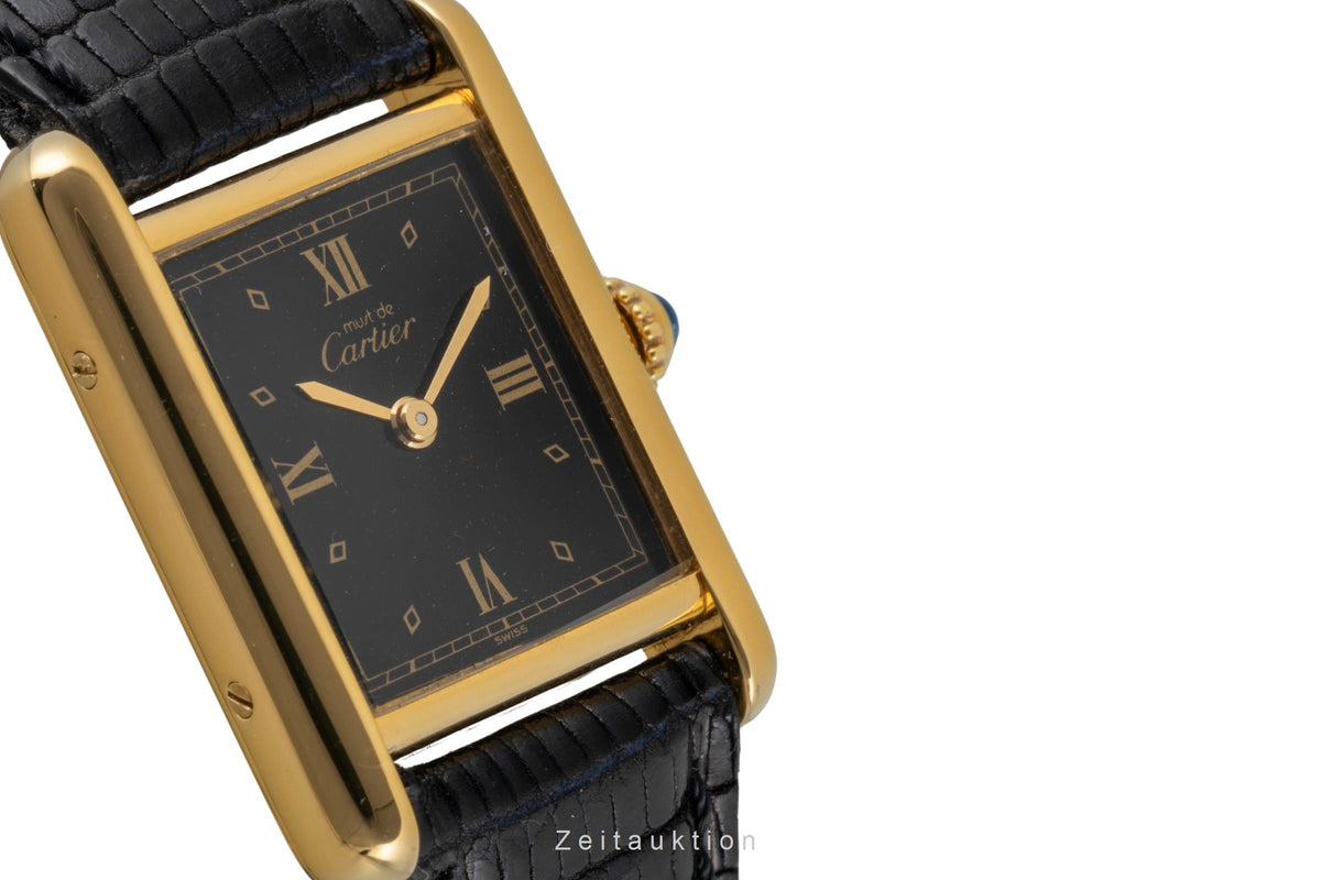 Cartier Tank silver-gilt quartz women's watch 5057001  [2606104]