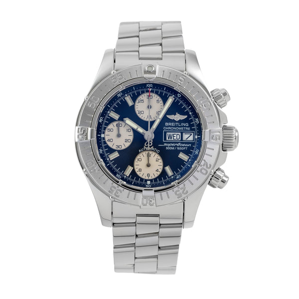 Breitling Superocean Chronograph cronografo acciaio automatismo orologio da uomo A13340  [2606108]