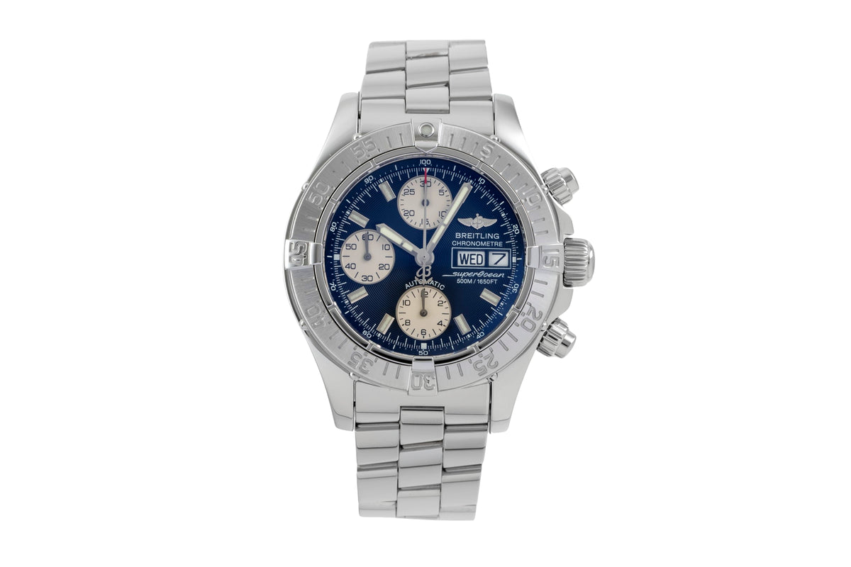 Breitling Superocean Chronograph chronographe acier automatique montre pour hommes A13340  [2606108]