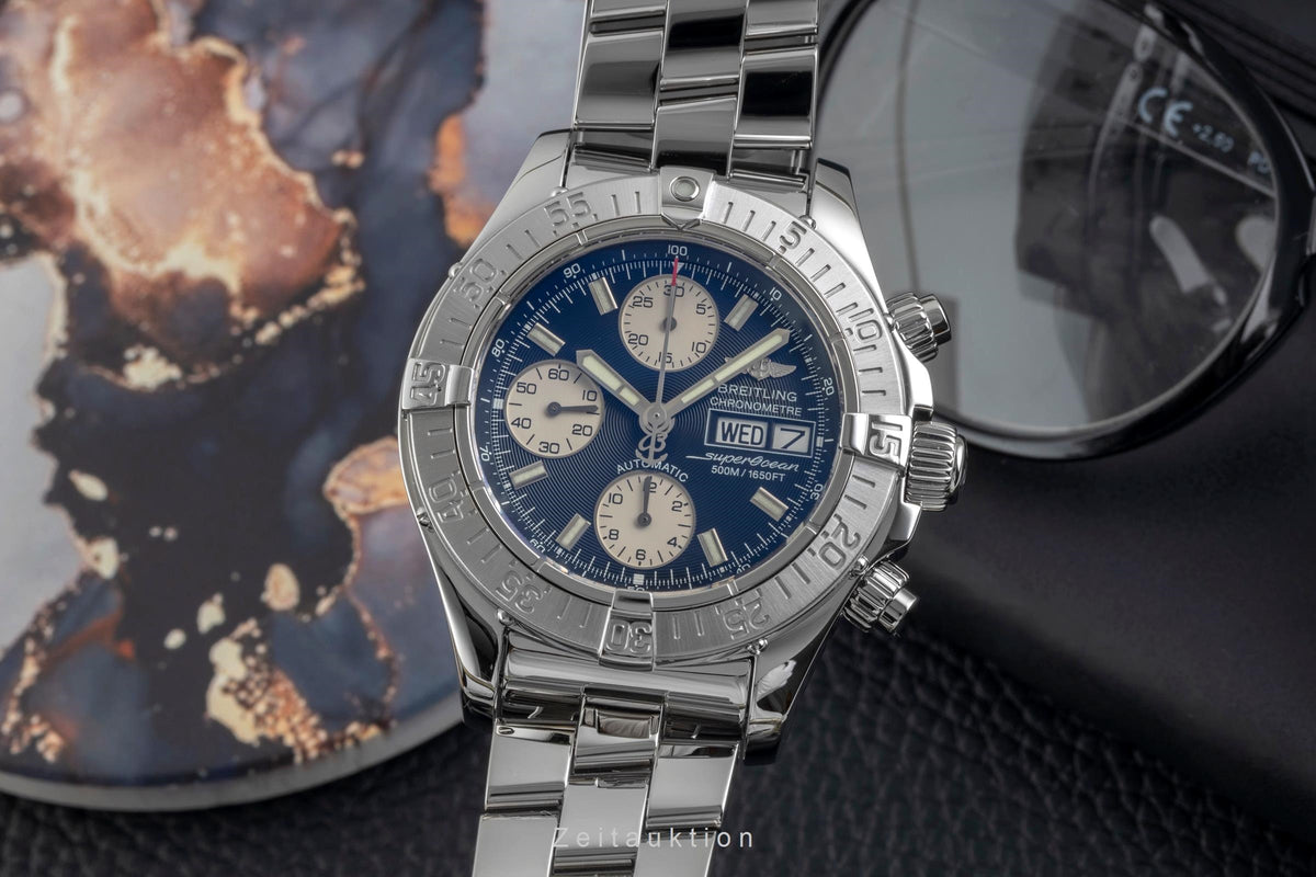 Breitling Superocean Chronograph cronografo acciaio automatismo orologio da uomo A13340  [2606108]