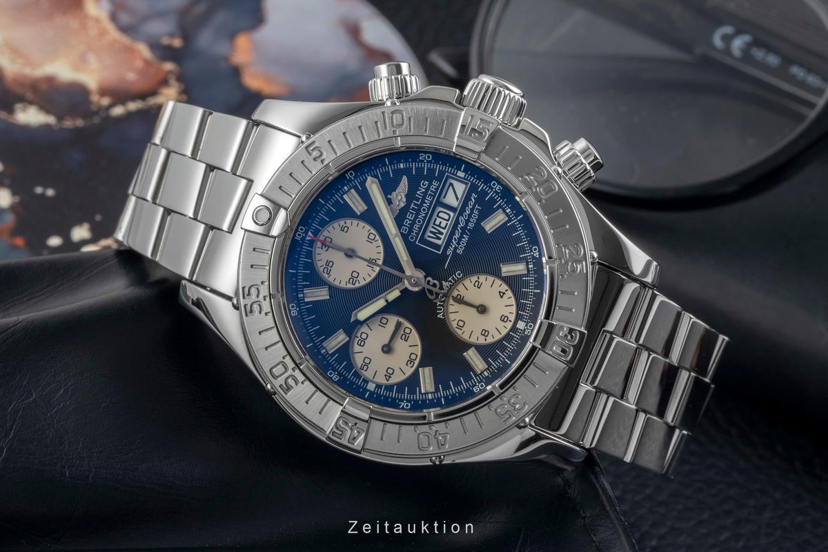 Breitling Superocean Chronograph cronografo acciaio automatismo orologio da uomo A13340  [2606108]