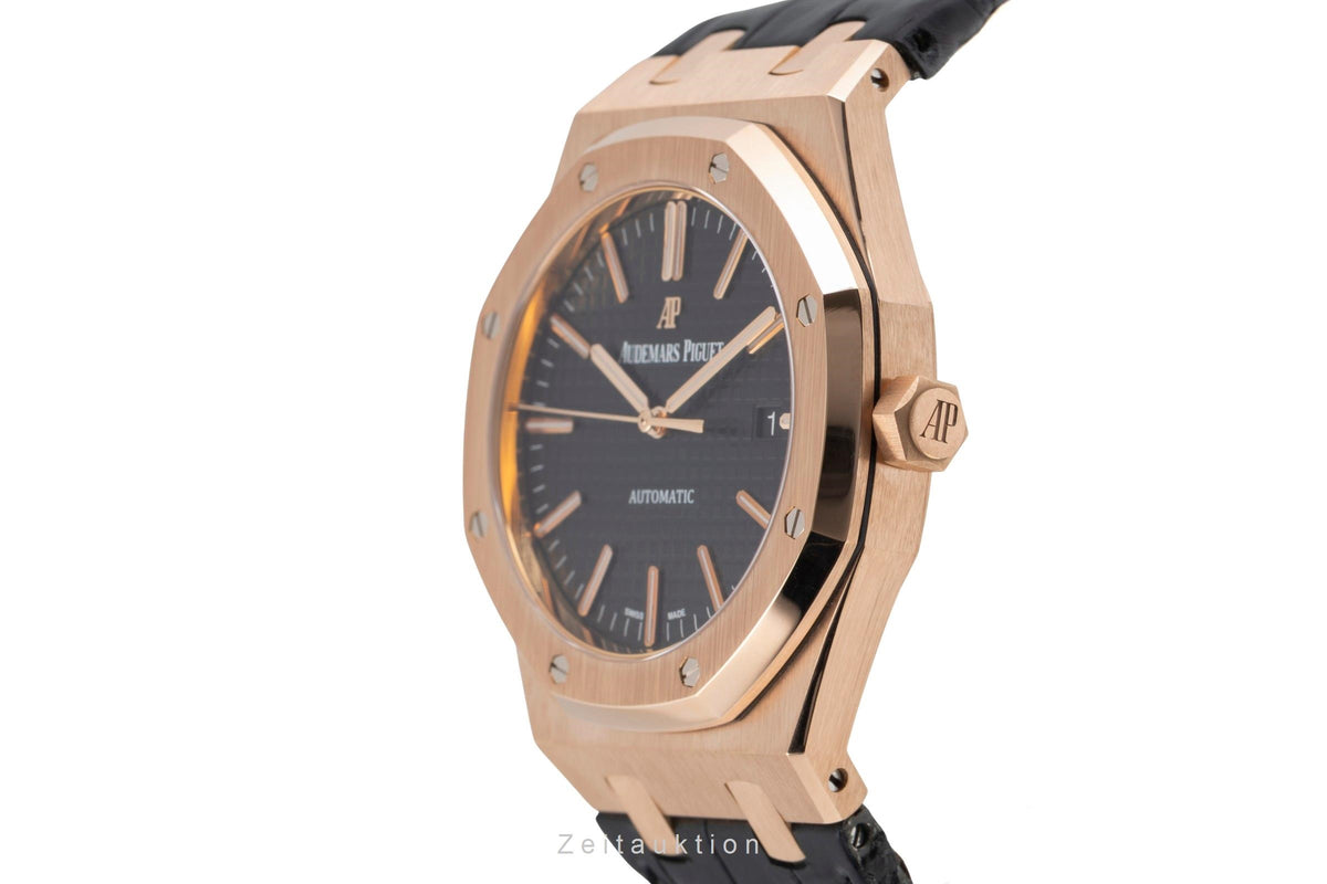 Audemars Piguet Royal Oak oro rosado de 18 quilates automático reloj para caballeros 15400OR.OO.D002CR.01 LP: 46700EUR  [2606110]