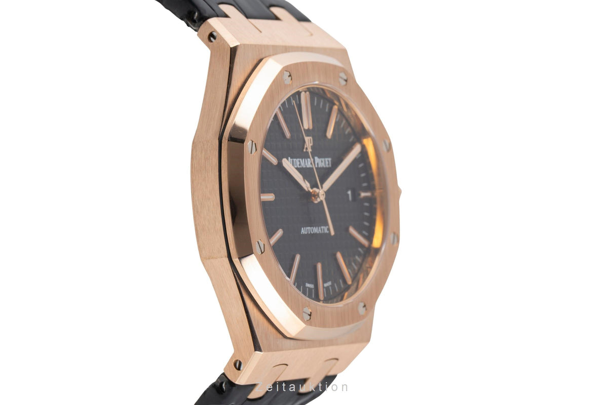 Audemars Piguet Royal Oak oro rosado de 18 quilates automático reloj para caballeros 15400OR.OO.D002CR.01 LP: 46700EUR  [2606110]