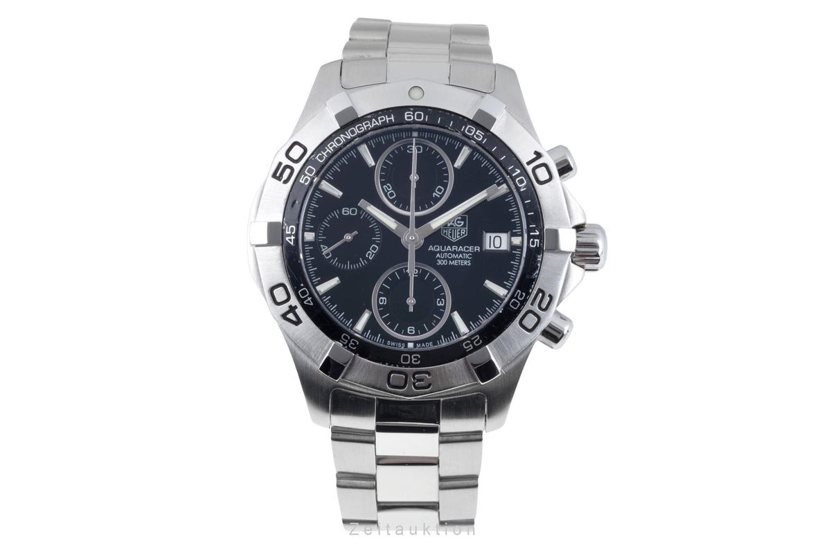 Tag Heuer Aquaracer chronographe acier automatique montre pour hommes CAF2110.BA0809  [2606111]