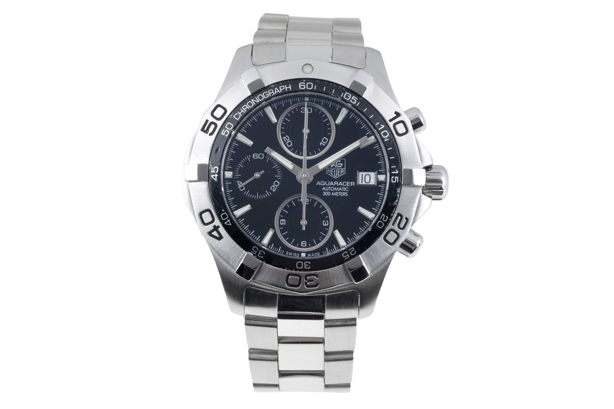 Tag Heuer Aquaracer Chronograph Stahl Automatik Herrenuhr CAF2110.BA0809  [2606111]