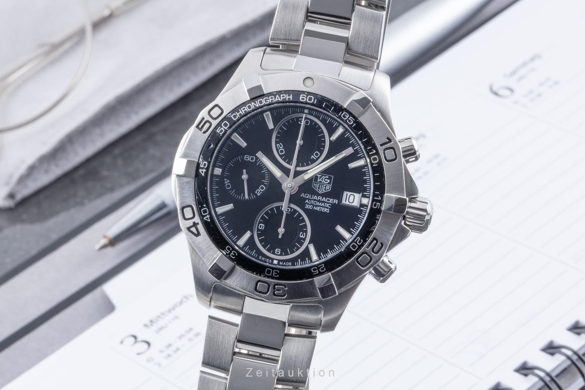 Tag Heuer Aquaracer Chronograph Stahl Automatik Herrenuhr CAF2110.BA0809  [2606111]