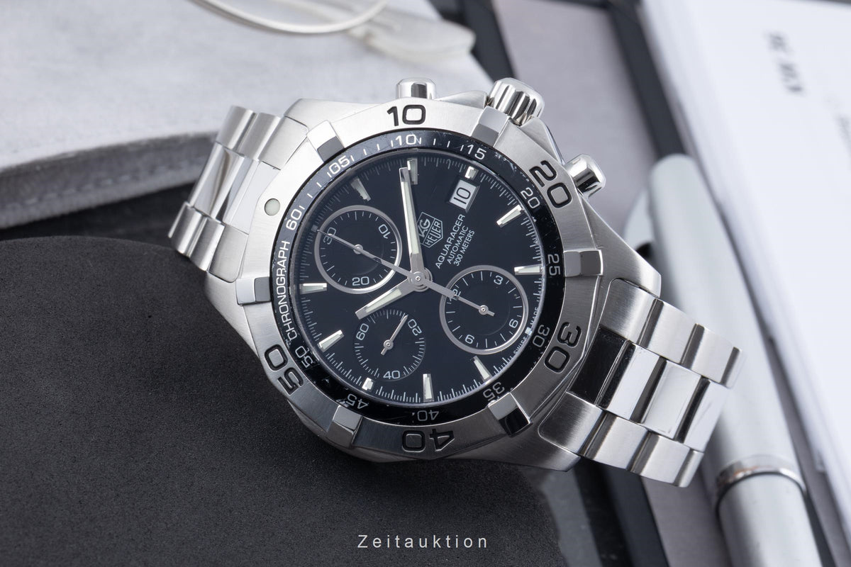 Tag Heuer Aquaracer chronographe acier automatique montre pour hommes CAF2110.BA0809  [2606111]