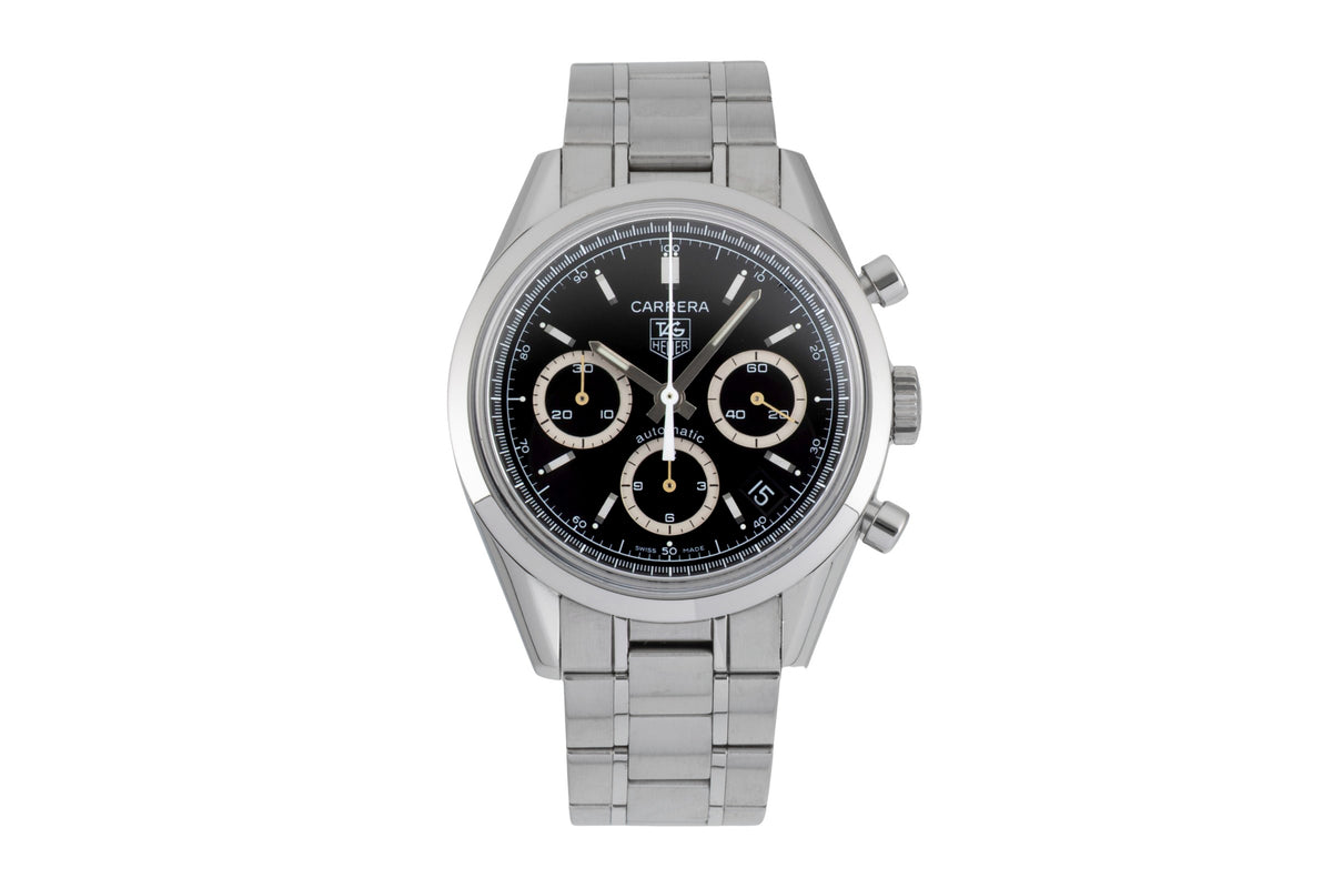Tag Heuer Carrera chronograph steel automatic men's watch CV2113-0  [2606112]