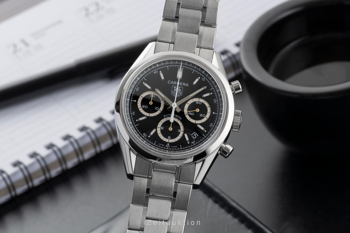 Tag Heuer Carrera chronograph steel automatic men's watch CV2113-0  [2606112]