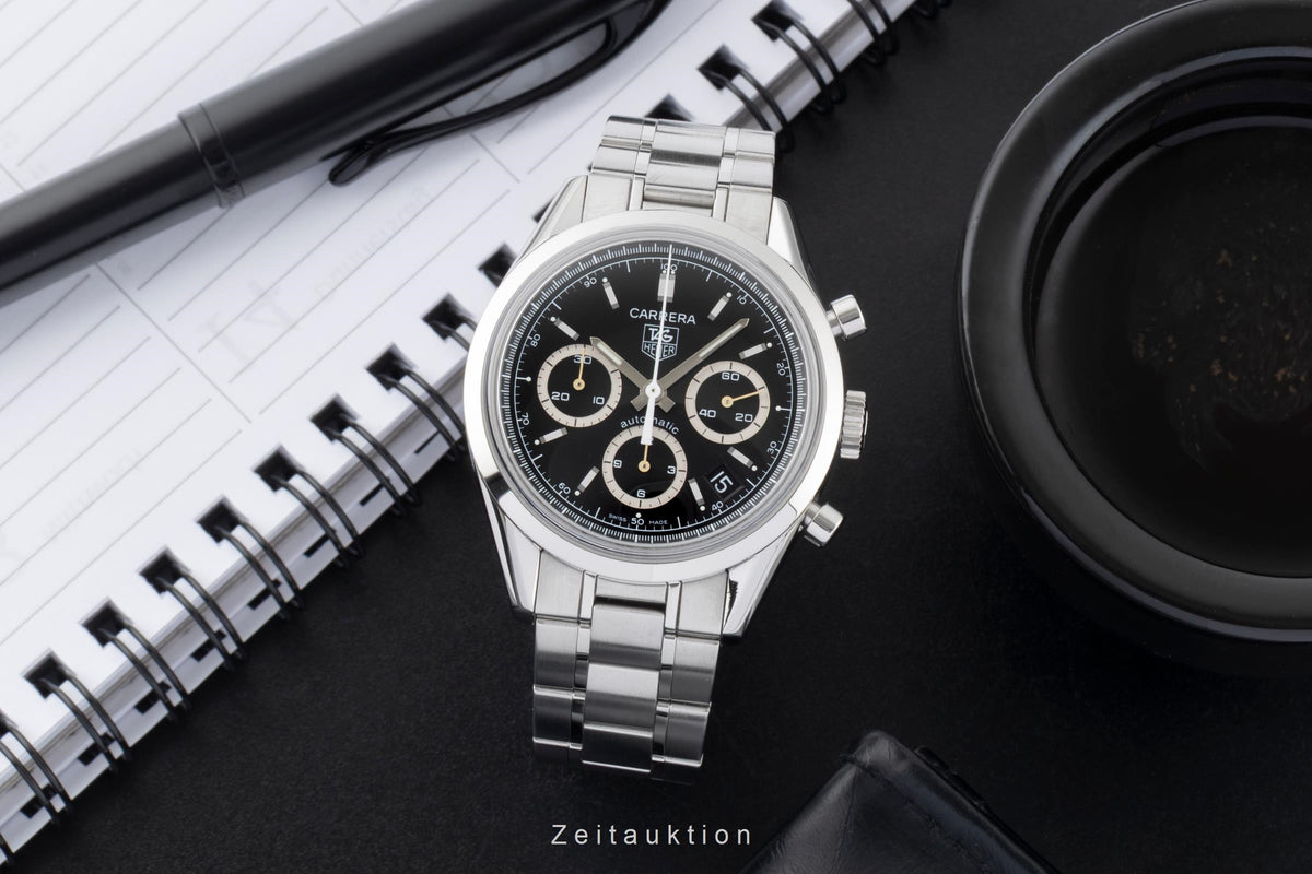 Tag Heuer Carrera Calibre 17 Chronograph Stahl Automatik Herrenuhr Ref. CV2113-0 [2606112]