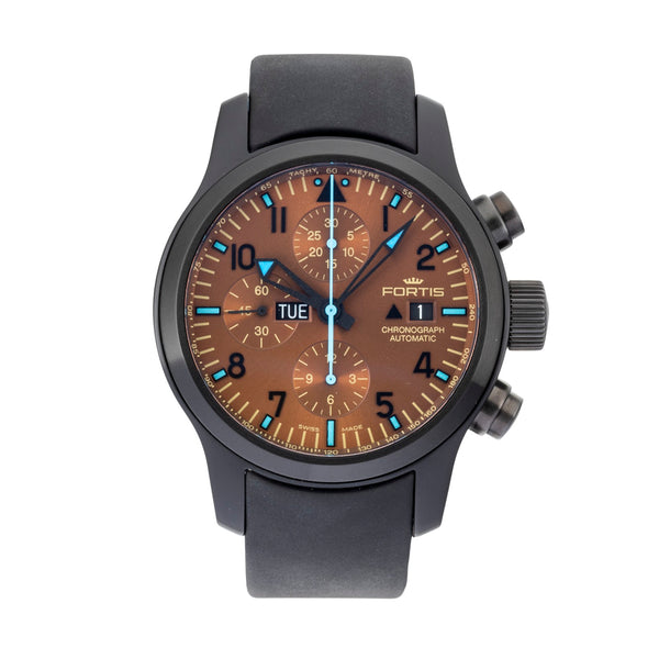 Fortis B-42 chronograph steel automatic men's watch 656.18.95 Limited  [2606122]
