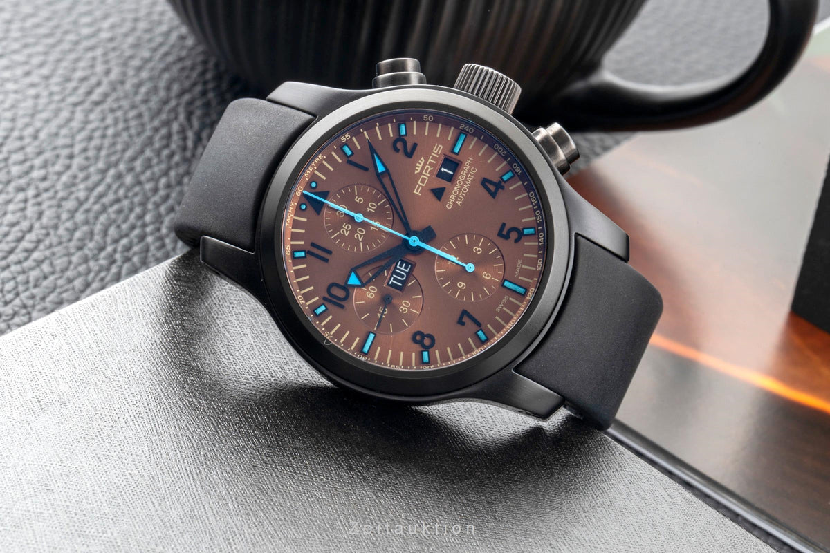 Fortis B-42 chronograph steel automatic men's watch 656.18.95 Limited  [2606122]