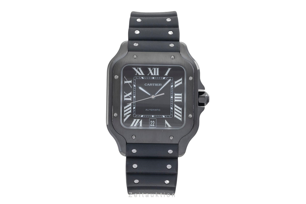 Cartier Santos steel automatic men's watch WSSA0039  [2606124]