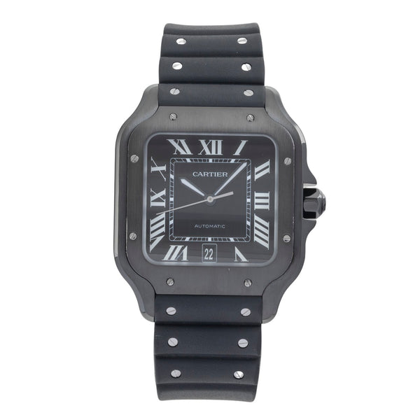 Cartier Santos steel automatic men's watch WSSA0039  [2606124]