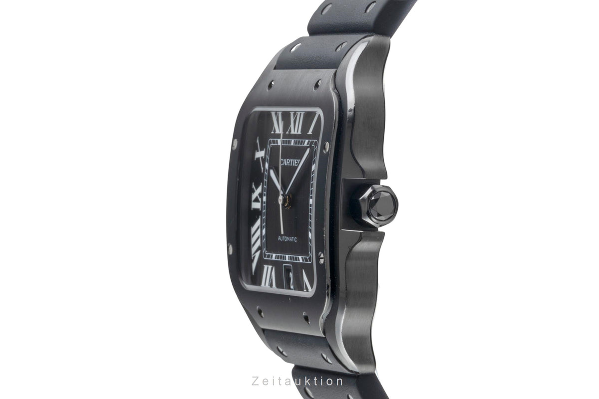 Cartier Santos steel automatic men's watch WSSA0039  [2606124]