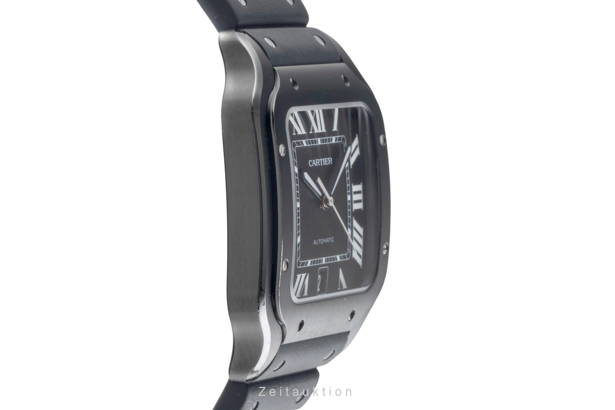 Cartier Santos steel automatic men's watch WSSA0039  [2606124]