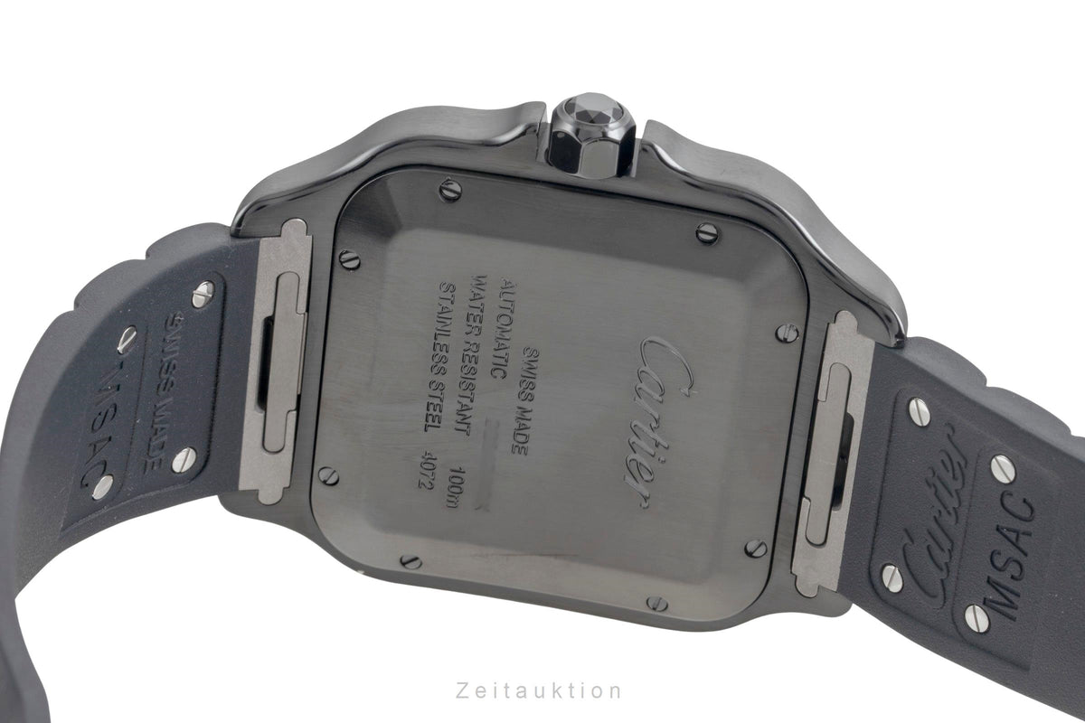 Cartier Santos steel automatic men's watch WSSA0039  [2606124]
