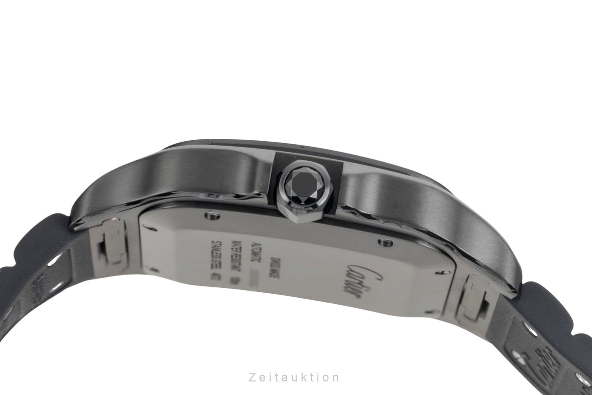 Cartier Santos steel automatic men's watch WSSA0039  [2606124]