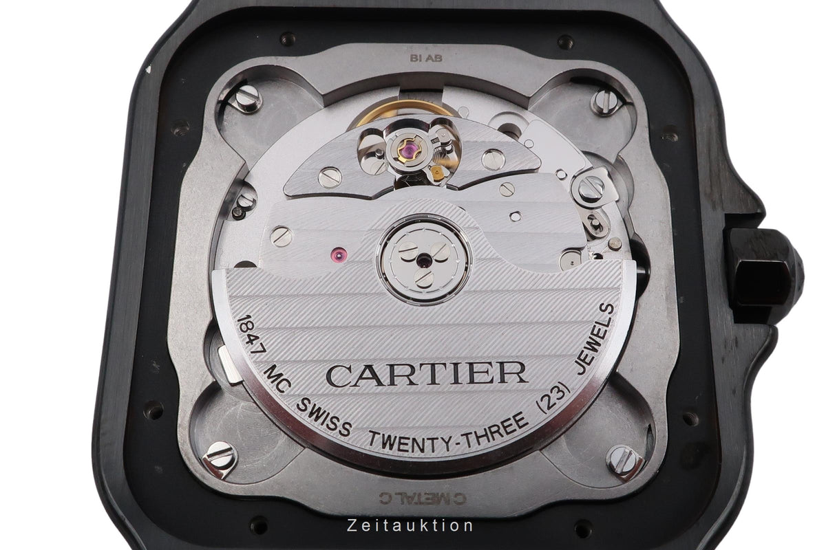 Cartier Santos steel automatic men's watch WSSA0039  [2606124]