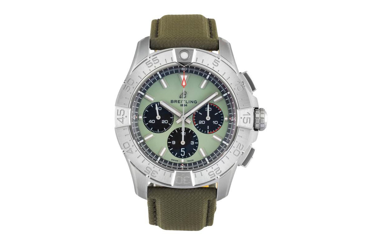 Breitling Avenger chronograph steel automatic men's watch AB0147101L1X1 LP: 7050EUR  [2606125]