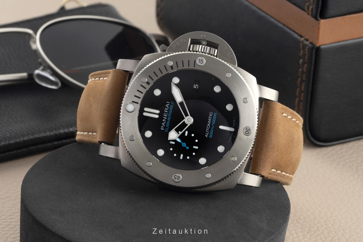 Panerai Submersible 47mm Titan Automatik Herrenuhr Ref. PAM02305 B&P 2024 [2606135]