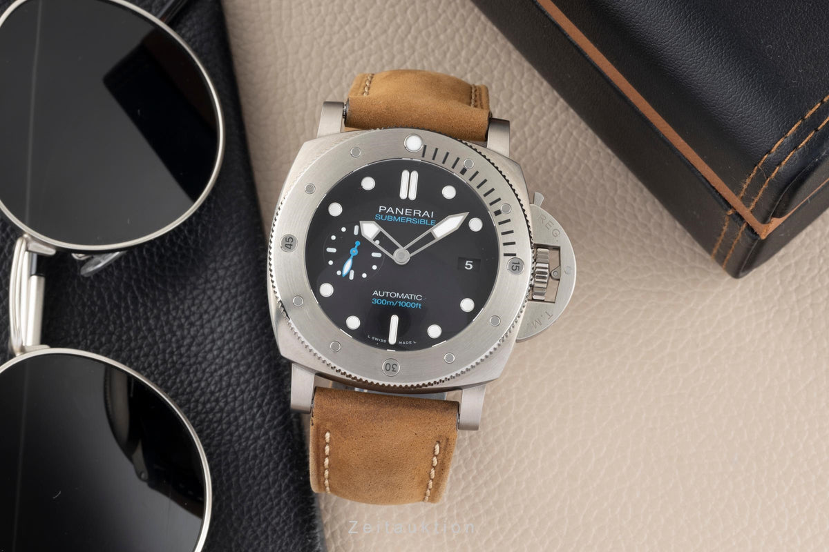 Panerai Submersible 47mm Titan Automatik Herrenuhr Ref. PAM02305 B&P 2024 [2606135]