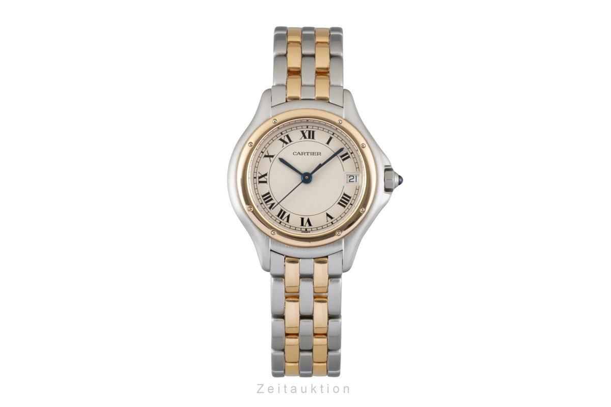 Cartier Cougar steel / gold quartz women's watch 187906  [2606139]